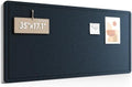 Fluxynara 35" x 17.1" Bulletin Board, Carbon Blue