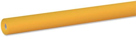Pacon PAC57888 Fadeless Paper Roll, 48" Width, 12' Length, Sunset Gold (Pack of 4)