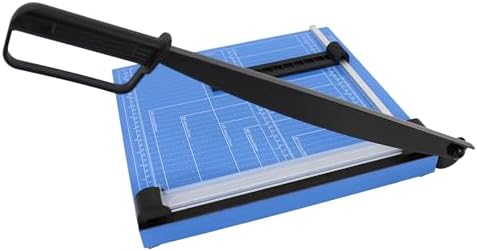 HFS(R) 12” A4 Paper Cutter Multi-Purpose Trimmer for Copper Sheet, Leather, Plastic Sheet, Iron Sheet, Non-Woven Fabric 12 Sheets 80-gram Paper Vinyl Cutter