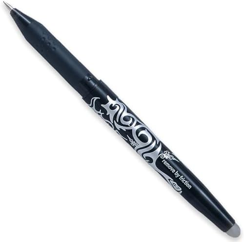 PILOT Frixion Heat/Friction Erasable Rollerball Pen FR7 - Medium 0.7mm Nib - In Envelope Gift Packaging - Pack of 10 - Black, Brown, Red, Orange, Pink, Violet, Blue, Light Blue, Lime Green, Green
