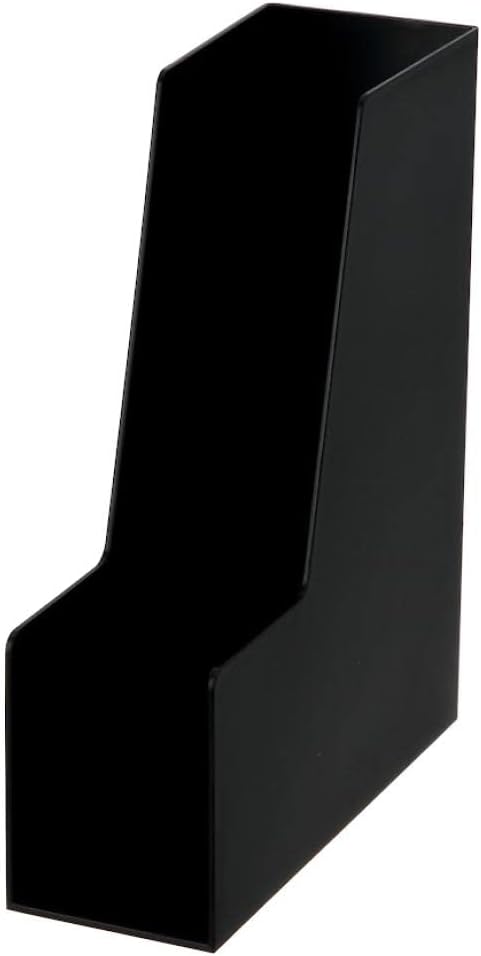 YBM Home Vertical File Bins Organizer Open Front Design for Easy Access to Files, Documents, and Magazines, Ideal for Home Office, Work Desktops, or School, Medium, 1262-1
