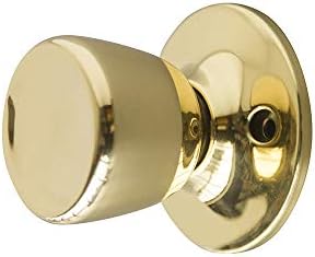 Design House Terrace Dummy Door Knob, Polished Brass