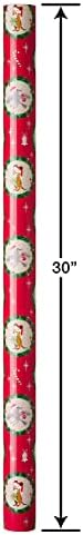 Papyrus Christmas Wrapping Paper Rolls for Kids, Forest Friends, Festive Friends, Koalas (3 Rolls, 90 sq. ft.)