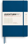LEUCHTTURM1917 - Notebook Hardcover Composition B5-219 Numbered Pages for Writing and Journaling (Indigo, Ruled)