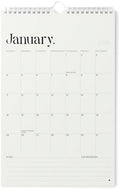 Karto Wall Calendar 2026 11x17 in - New Beige