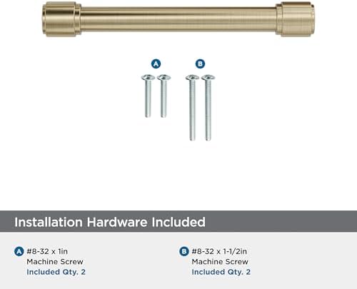 Amerock 5-1/16" Faircrest Golden Champagne Drawer Pull