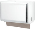 SANT1800WH - Standard Key-Lock Singlefold Towel Dispenser, Steel, 10 3/4 X 6 X 7 1/2, White