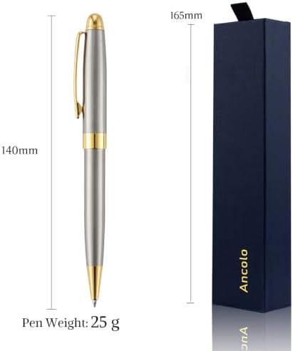 Personalized Luxury Ballpoint Pen Writing Set-Stainless Steel Gift pens