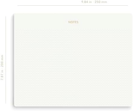 Pinesman Desk Notepad, Dotted, 3-Pack, 150 Tear-Off Sheets, 9.8 x 7.9 in