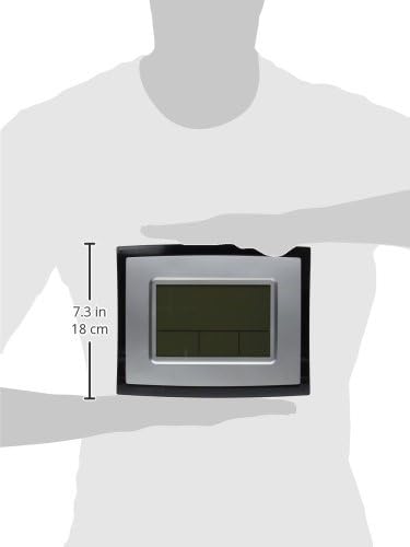 La Crosse Technology Wall/Table Clock, 6.85-inch H x 8.66-inch W x 0.95-inch D (WT-8002U) (WT-8002U-INT)