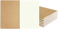 zmybcpack 12 Pack Kraft Graph Paper Notebook, A5 Size, 8.26"x5.5",