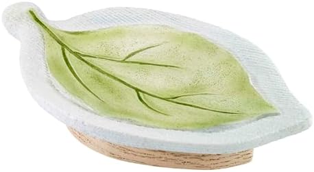 Avanti Linens - Bath Set, 3pc Countertop Accessories, Resin Lotion Pump, Toothbrush Holder & Soap Dish, Durable Bath Decor (Ombre Leaves Collection)