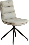 Comfy Chair Modern Swivel Chair Ergonomic Office Chairs Computer Desk Chair Task Chair for Home Office Study Room Bedroom Swivel Chairs (Colour: Brown) (White)