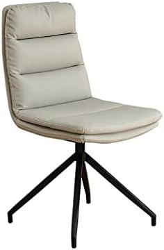 Comfy Chair Modern Swivel Chair Ergonomic Office Chairs Computer Desk Chair Task Chair for Home Office Study Room Bedroom Swivel Chairs (Colour: Brown) (White)