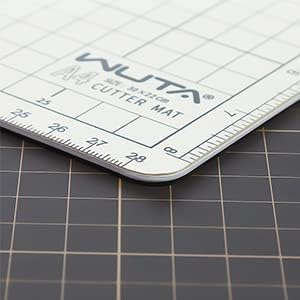 WUTA Self Healing Sewing Mat, PVC Cutting Mat A1 Double Sided Cutting Board for Sewing, Craft, Quilting, Fabric, Scrapbooking Project（35.4" x 23.6")