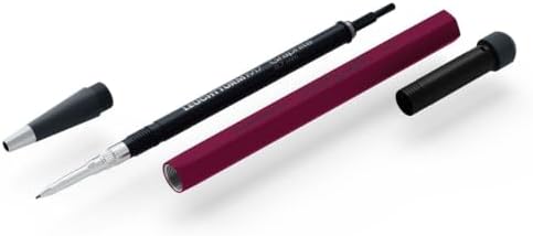 LEUCHTTURM1917 - Drehgriffel Mechanical Pencil - Refillable Writing Stylus with 0.7 mm HB Graphite Lead (Port Red)