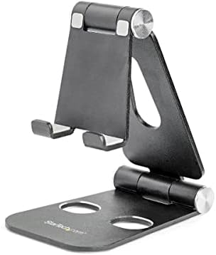 StarTech Phone and Tablet Stand, Foldable, Portable, Black (USPTLSTNDB)