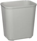 Rubbermaid Commercial Products Fire Resistant Wastebasket 7GAL/28 QT, Gray, for Hospitals/Schools/Hotels/Offices