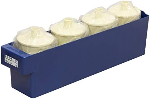 Akro-Mils 31148 AkroDrawer Stackable Plastic Storage Drawer Storage Bin, (17-5/8-Inch x 3-3/4-Inch x 4-5/8-Inch), Blue, (6-Pack)