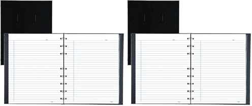Blueline Notepro Composition Notebook, Black, 9.25 x 7.25 inches, 192 Ruled Pages (A9C.81) - (Pack of 10)