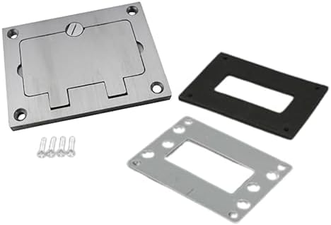 Legrand Wiremold OmniBox GFCI Floor Box Cover Plate Brushed Aluminum 1 Pack