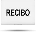 TRADESAFE Receiving Sign, Recibo Spanish Sign - Business Sign, Office Sign, Quick Install Aluminum Safety Sign, Light Reflective, UV-Resistant, Waterproof, 14” X 10” Receiving Signs in Spanish