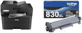 Brother MFCL2900DW Printer and TN830XL High Yield Toner