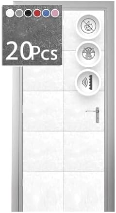 Arrowzoom 20-Pack Polyester Acoustic Panels 12x12 in White AZ1184