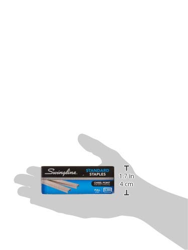 Swingline Staples,Standard Staples for Desktop Staplers,1/4" Length,210/Strip,5000/Box (35101),(Pack of 10)