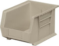 Akro-Mils 30239 AkroBins Plastic Storage Bins, 11"x8"x7", Stone, 6-Pack