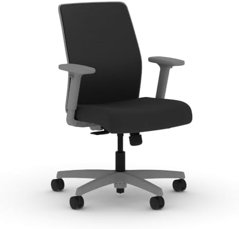 HON Ignition 2.0 Low Back Ergonomic Office Chair, Desk Chair, Onyx