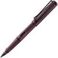 LAMY safari scarlet - Fountain Pen with ergonomic grip & polished steel nib in size B - ideal for any Writing & Calligraphy - including LAMY T 10 blue cartridge - Right-Handed