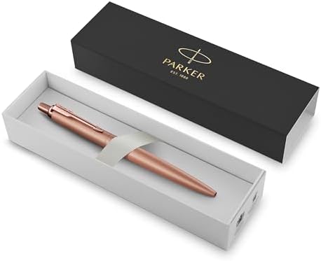 Parker Jotter XL Ballpoint Pen | Monochrome Matte Rose Gold | Medium Point | Blue Ink | Gift Box