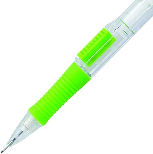 Pentel QUICK CLICK Mechanical Pencil (0.7mm), Green Barrel, Box of 12 Pencils (PD217D)