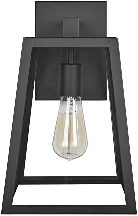 Design House Branson Outdoor Wall Light, Black