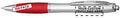 DISCOUNT PROMOS Custom Colored Grip Gel Pens Set of 100, Personalized Bulk Pack - Great for Office, School, Business, Tradeshows, Events - Red