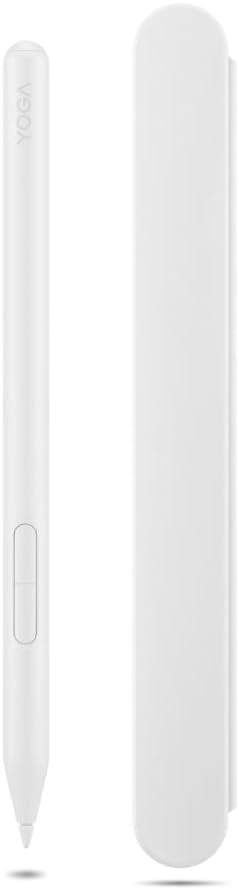 Lenovo Yoga Pen 2 with Magnetic Pen Case, AES 3.0 Stylus with 8192 Pressure Levels, USB C Rechargeable, Tilt Detection, Multi Protocol Support for Lenovo Yoga 2 in 1 PCs, Seashell