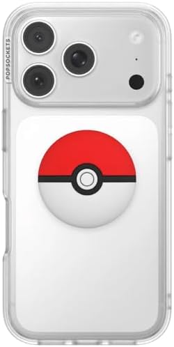 PopSockets Adhesive Phone Grip, Holder- Pokeball