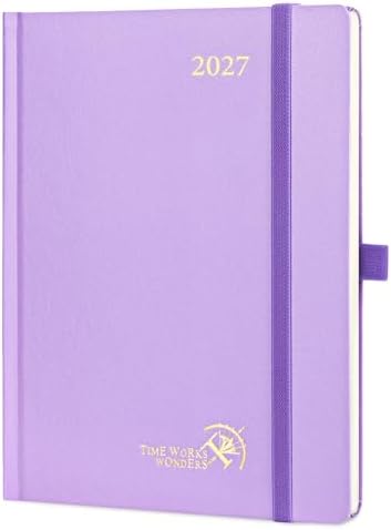 POPRUN 2027 Planner Weekly and Monthly, 6.5" x 8.75", Daily Calendar Book