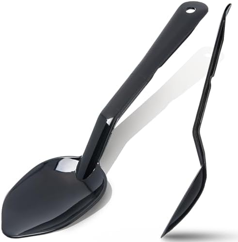 Carlisle FoodService Products 441003 Serving Spoons, 11-Inch, Polycarbonate, Black (Case of 12)
