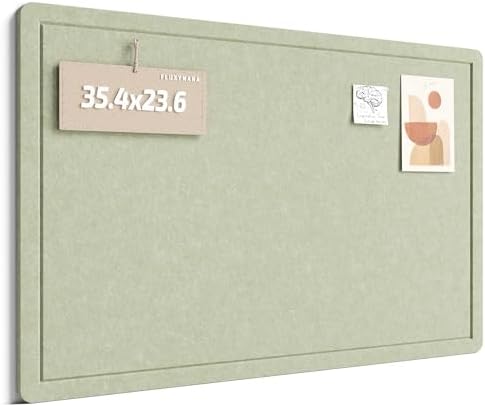 Fluxynara 35.4" x 23.6" Bulletin Board, Sage