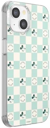PopSockets iPhone 14 Phone Case with MagSafe- Mickey Classic Check