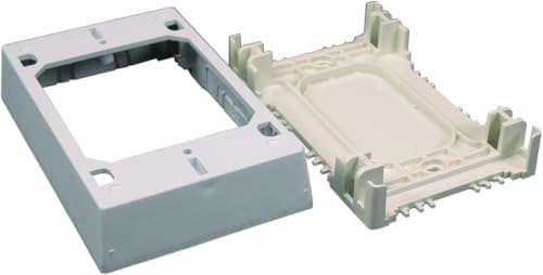 Legrand Wiremold Nonmetallic Raceway 1 Gang Extra Deep Electrical Box White (Pack of 5)