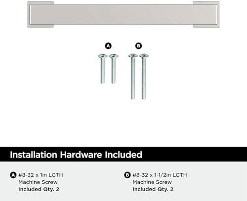 Amerock 25 Pack 3-3/4" Bridgeport Polished Chrome Drawer Pull
