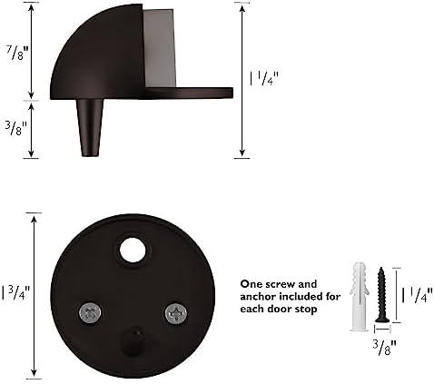 Design House Dome Doorstop, Oil Rubbed Bronze