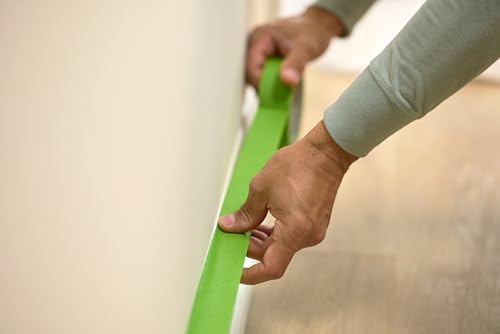 FrogTape Multi-Surface Painter's Tape with PAINTBLOCK, 2 in Wide (1.41 in x 60 yd), Quick Stick Medium Adhesion, Premium Green Painters Tape Removes Clean, 4 Rolls (240660)