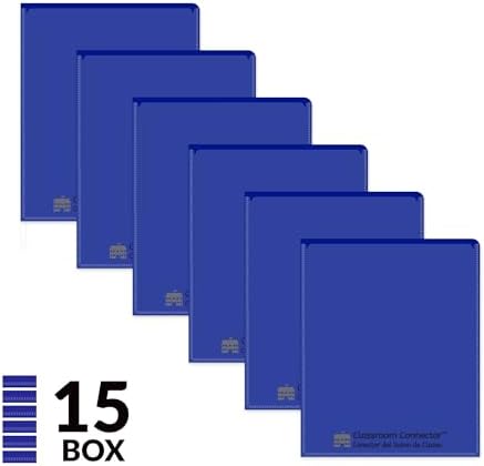 C-Line Classroom Connector™ Multi-Pocket School-to-Home Portfolio, Blue, 15/BX (32305), 9.5 x 11.75 x 0.25