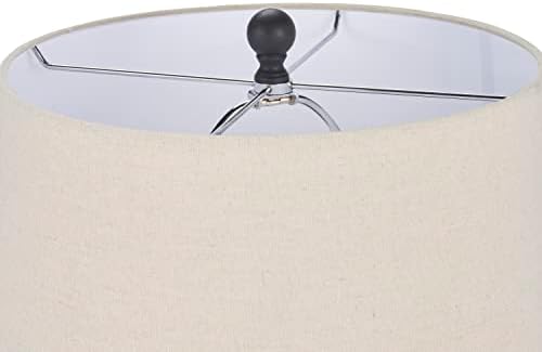 Nourison Home 24" Black Farmhouse Ceramic Pottery Jug Table Lamp for Bedside Table, Living Room, Office, Entryway