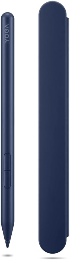 Lenovo Yoga Pen 2 with Magnetic Pen Case, AES 3.0 Stylus with 8192 Pressure Levels, USB C Rechargeable, Tilt Detection, Multi Protocol Support for Lenovo Yoga 2 in 1 PCs, Cosmic Blue