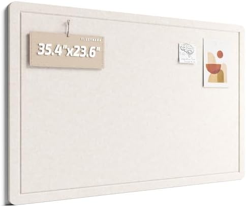 Fluxynara 35.4" x 23.6" Bulletin Board, Oatmeal